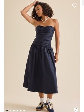 Skylar Poplin Midi Dress New with Tags Altar’d State